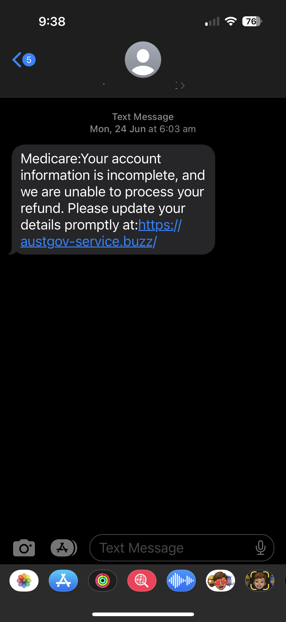 Medicare phishing scam